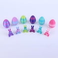 thumbnail image 3 of SHUWND 6PCS Set 3D Printed Bunny with Easter Egg, Mini Easter Eggs Fidget Toy 3D Articulated Crystal Bunny Eggs Mystery Egg Easter Basket Stuffers Surprise 3D Printed Animals Toy Set, 3 of 10