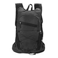 thumbnail image 3 of Tignapoo Reflective Hydration Backpack for Outdoor Adventures - Adjustable Straps, Night Safety Feature, Water Bladder Compartment, Ideal for Cycling, Hiking, Running - Black Color, Lightweight and, 3 of 7
