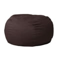 thumbnail image 1 of Oversized Solid Brown Bean Bag Chair, 1 of 9