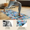 thumbnail image 4 of German Shorthaired Pointer Dog and Flower Hot Yoga Mat Towel Non Slip for Hot Yoga - Quick-Drying Yoga Mat Cover with 4 Corner Pockets with Travel Bag - Hot Yoga Towel Non Slip 70"x26", 4 of 6