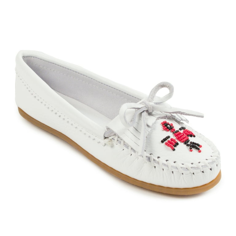 Minnetonka Women's Suede Thunderbird Moccasin