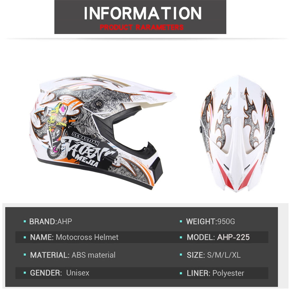 OEFNTAC ABS Motobiker Helmet Classic MTB RacingMotocross Downhill Bike Helmet