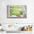 thumbnail image 3 of Elephant Stock Evening Breeze Wall Art - Horizontal Canvas Wall Art - Living Room Wall Decor - Animal Canvas - Orange And Green Decor By Timothy Easton - 12" x 8", 3 of 8