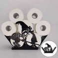 thumbnail image 3 of Soporte higiénico enano, accesorios de , regalos de inauguración de , estante de almacenamiento, almacenamiento de tejido de , mariposas mariposas BLESIY Soporte de papel rollo baño, 3 of 6