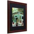 thumbnail image 2 of Trademark Fine Art "Le Petit Zinc" Canvas Art by Natasha Wescoat, Black Matte, Wood Frame, 2 of 4