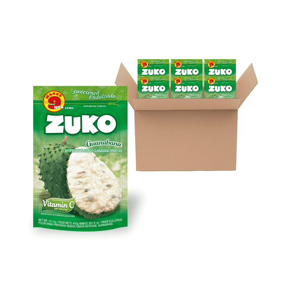 Zuko Guanabana Drink Mix, 14.1 oz, Pack of 6