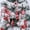 Red, variant on Peppermint Glitter Christmas Balls Ornaments Decor,Candy Cane Xmas Tree Hanging Decorations,18Pcs Sweet Lollipop Peppermint Christmas Ball Ornament for Home Winter Holiday Indoor Outdoor (Red)