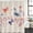 Pink LightSkyBlue Beige, variant on Colorful Butterfly Shower Curtain Set - 72" x 78" Washable Bathtub Curtain with 12 Hooks, Spring Summer Botanical Flowers Waterproof Fabric Stall Shower Curtains for Bathroom/Bathtub Décor