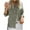 Army Green, variant on ICHUANYI Womens Button Down Striped Shirts Lapel Long Sleeve Work Blouses V Neck Casual Loose Tops with Pockets