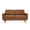 Brown, variant on SESSLIFE Loveseat Sofa, 2-Seater Polyester Fabric Deep Seat Couch, Comfy Small Couch Sofa with Solid Wood Frame for Living Room Bedroom Office Apartment (Brown)