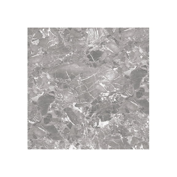 Caja 24 Piezas Piso PVC Autoadhesivo Gris Petra 45.7x45.7cm 1.5mm 5m²