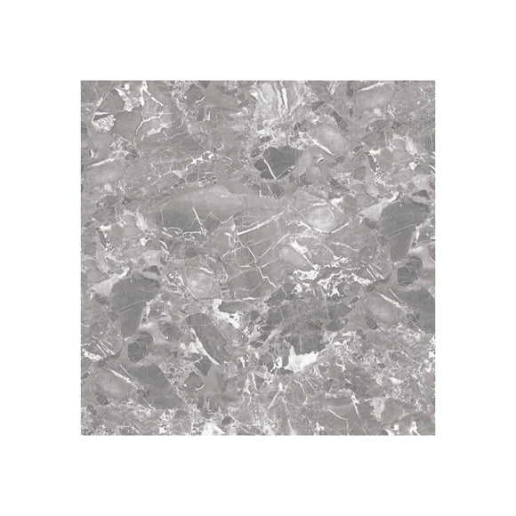Caja 24 Piezas Piso PVC Autoadhesivo Gris Petra 45.7x45.7cm 1.5mm 5m²