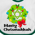 thumbnail image 4 of Inktastic Merry Chrismukkah Boys or Girls Baby Bib, 4 of 4
