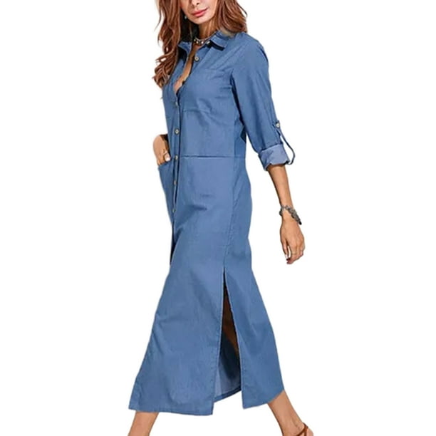 Blue jean dress near me hotsell