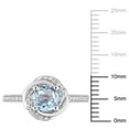 thumbnail image 2 of Everly Women's Topaz 10K White Gold Engagement Ring, 2 of 7