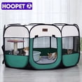 thumbnail image 2 of HOOPET Cat Delivery Room Detachable Summer Pet Tent Outdoor Dog Folding Fence Cat Cage Dogs Enclosure Surrounded Pet Supplies ShopWise Round, 2 of 15