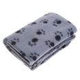 thumbnail image 3 of Manta para mascotas perro cachorro gato estampado de pata cama de lana suave y cálida cesta de viaje para coche Sywqhk Libre de BPA, 3 of 7