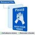 thumbnail image 4 of 20 Pieces Please Wash Your Hands Stickers Wear Face Cover Notice Sign Removable Notice Warning Sign for Public Places, 7 x 10 Inch, 4 of 7