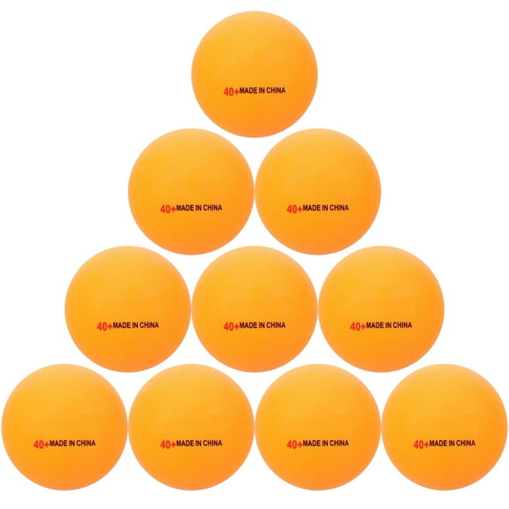 LOLIPPYY 50Pcs Orange Round Pong Balls for Table Tennis Training Durable and Practical Sports Balls