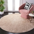thumbnail image 2 of SAFAVIEH Tahoe Joey Modern Shag Area Rug, 6'7" x 6'7" Round, Beige, 2 of 8