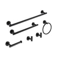 thumbnail image 2 of CRO Decor 6 Piece Stainless Steel Bathroom Towel Rack Set Wall Mount, 2 of 8