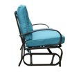 thumbnail image 5 of Kozyard Cozy Outdoor Patio Rocking Love Seats Glider Swing Bench/Rocker ( Blue ), 5 of 7