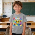 thumbnail image 2 of First Day of Preschool Shirt 2025-2026 Boys, 100% Cotton Soft Graphic Tee, Kids & Kids First Day of School Tshirt Gray,Size 3 T, 2 of 9
