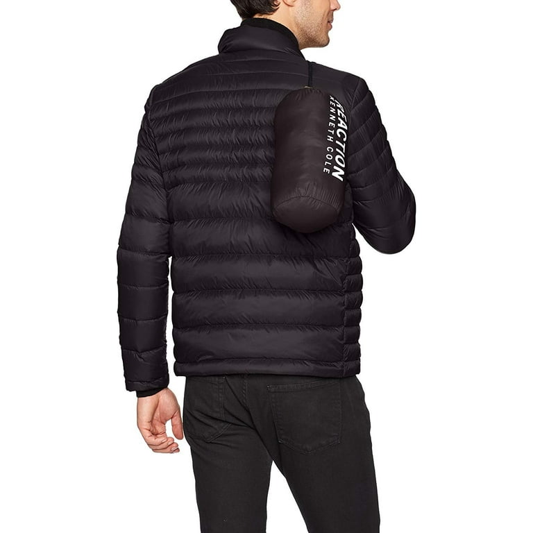 Kenneth Cole REACTION Men s Packable Down Jacket Seaweed X Large Walmart