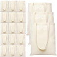 thumbnail image 1 of 15pcs Tote Bag de Manta Cruda 40 X 35 cm Algod&oacute;n, Paquetes de Bolsas de Manta Cruda 100% Algodon, Bolsa reutilizable, Bolsos por mayoreo, Bolsas Tote Bag para pintar, Ecol&oacute;gic(15, 1 of 9