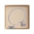 thumbnail image 3 of 7 1/4 inch Oval Eye Hook Bangle Bracelet w/ St. Sebastian/Field Hockey in Sterling Silver, 3 of 3