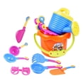 thumbnail image 2 of Summer beach Toys water playing Tools Cartoon Reusable for Outdoor Seaside 9Pcs B, 2 of 8