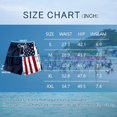 thumbnail image 2 of Ginsiom Mens Swim Trunks American Flag Quick Dry Board Shorts Swimwear Beach Shorts, 2 of 6