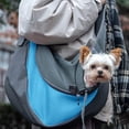 thumbnail image 3 of Pet Dog Sling Carrier Breathable Mesh Travel Safe Sling Bag Carrier for Dogs Cats, 3 of 7