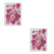 thumbnail image 4 of Bearachild Flores secas naturales, ramos de flores prensadas DIY, decoración de flores en relieve, fabricación decorativa para postales, álbumes de Rosado 2piezas Bearachild CBP163501, 4 of 5