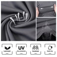 thumbnail image 4 of Satankud Mens Sun Protection UPF 50+ Moisture Wicking Short Sleeve Shirts Workout Rash Guard Swim Shirts Running Athletic Gym Surf Hiking Dark Grey-2XL, 4 of 11