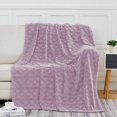 thumbnail image 6 of KMUSET Lavender Purple Sherpa Fleece Throw, 50” x 60”, 6 of 6