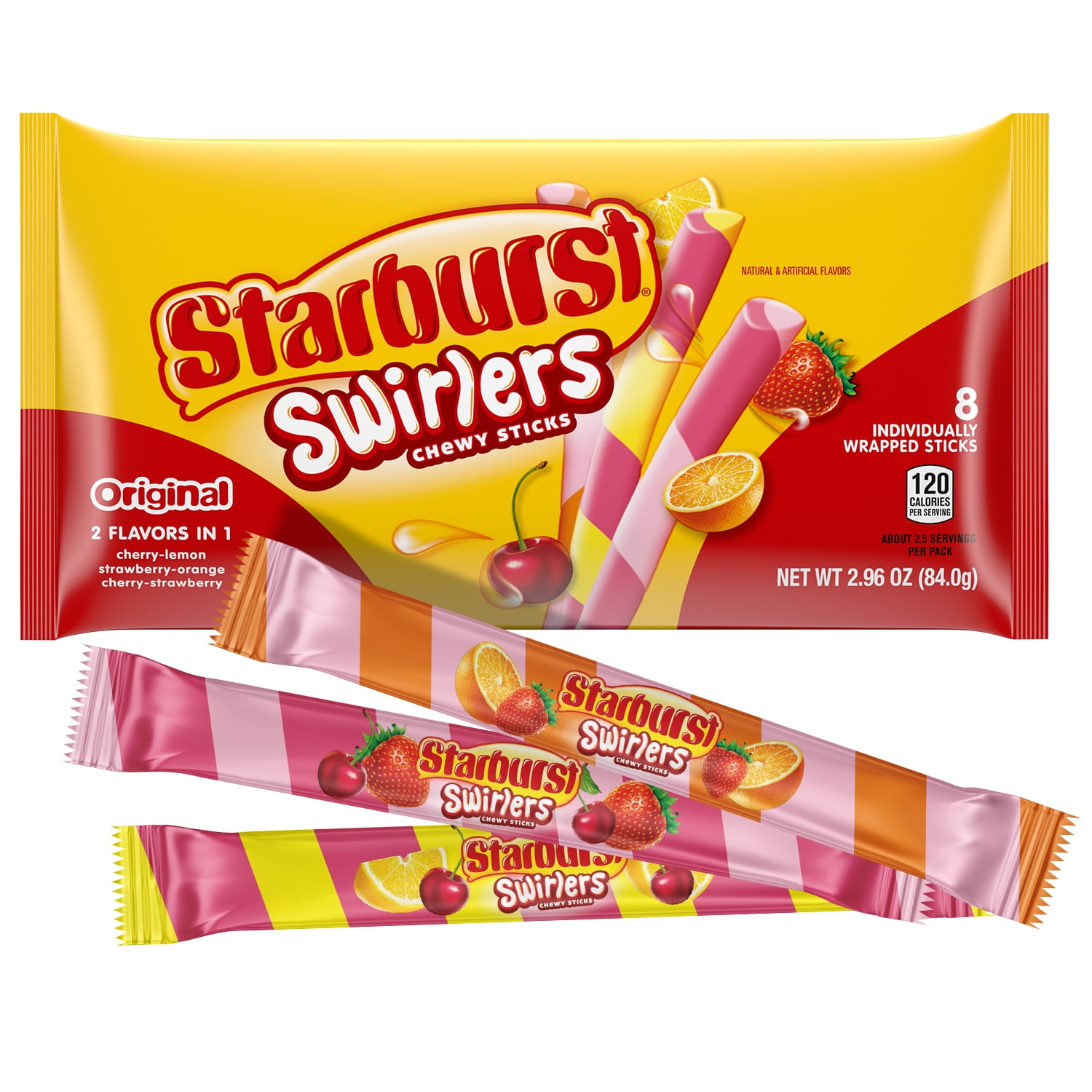 Starburst Swirlers Chewy Sticks Candy Share Size Bag, 2.96 Oz – BrickSeek