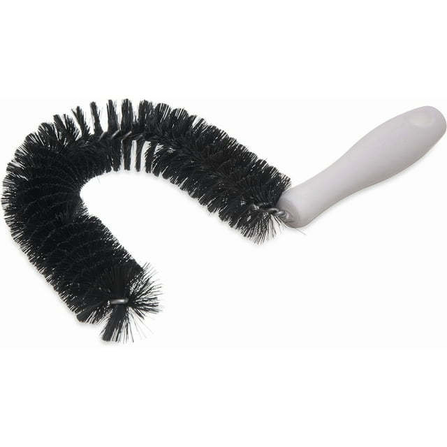Carlisle 4015300 Sparta Curved Coffee Maker Brush, Soft Polyester Bristles, 1-1/2" Diameter, 6" Length