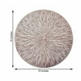 thumbnail image 4 of BalsaCircle 6 Rose Gold 15" Spike Design Round Vinyl PLacemats Wedding Party Decor, 4 of 8