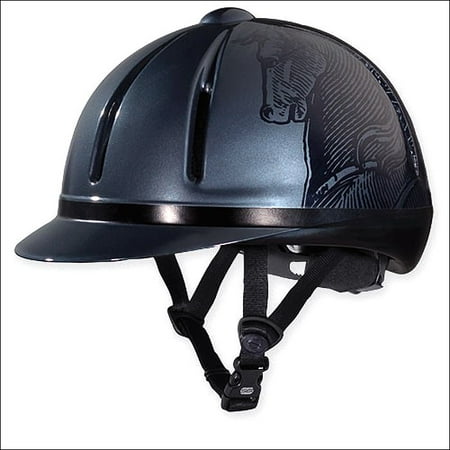 Equestrian Helmet - Troxel Legacy Smoke Antiquus Slim Profile All Purpose Equestrian Helmet
