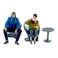thumbnail image 4 of Wweixi 1/64 Scale Miniature Figure DIY Project Afternoon Scene Tea Ornament Desktop, 4 of 6