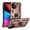 Rose Gold, variant on For Apple iPhone 8 Plus/7 Plus/6 Plus/6s Plus Shockproof Hybrid Dual Layer Ring Stand Kickstand Heavy Duty Armor Shell Phone Case Cover by Xpression [Black]
