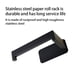 thumbnail image 5 of Advancent Colgador de acero inoxidable, soporte cuadrado para el hogar, soporte de papel a prueba de herrumbre, superficie lisa, gran capacidad de carga, Juegos de accesorios de baño Negro Advancent HA4513-02B, 5 of 6