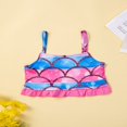 thumbnail image 4 of Toddler Baby Girls 2Pcs Bikini Set Sleeveless Tops + Ruffles bottom Swimwear Suit, 4 of 7