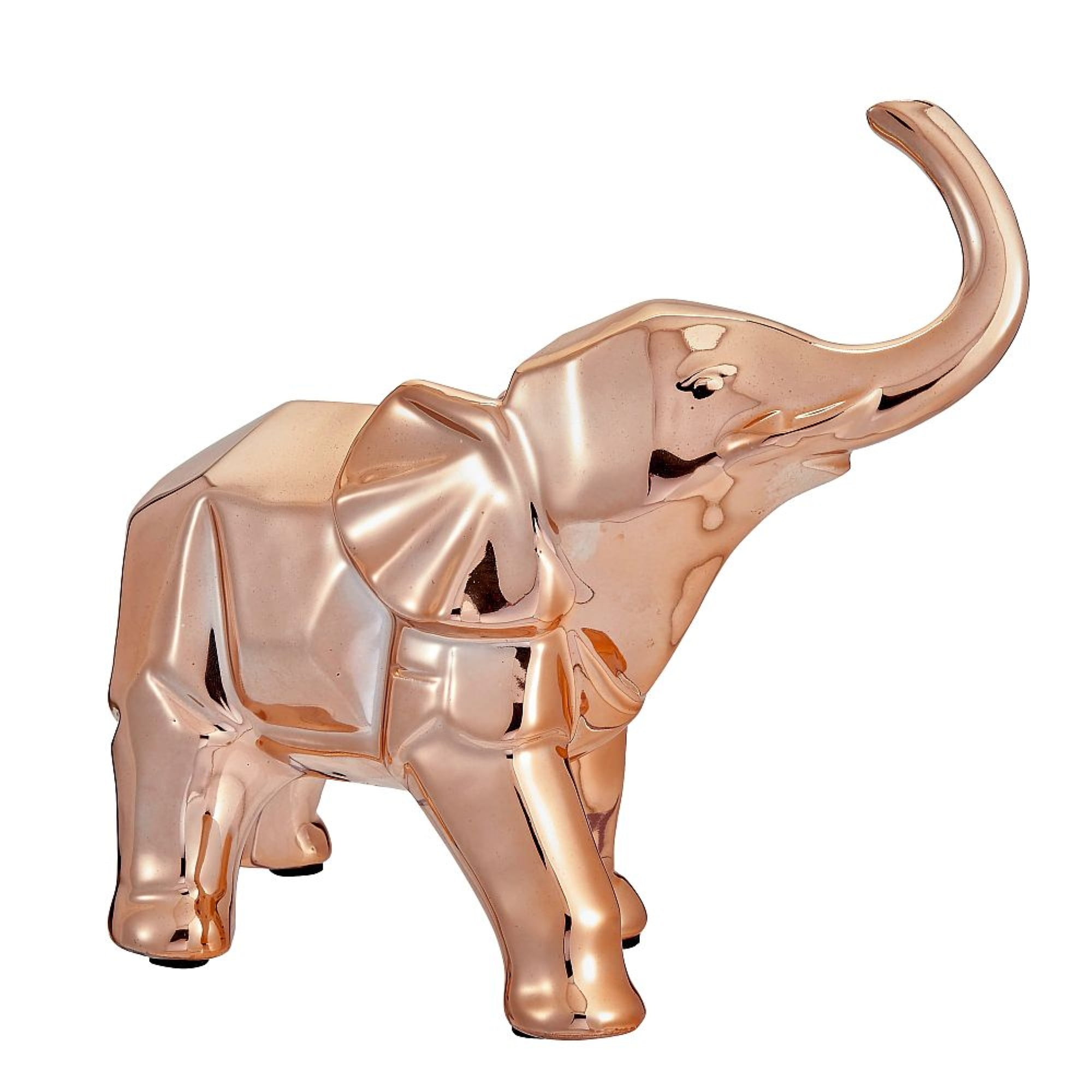 geometric elephant figurine