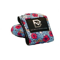 Bay Wrist Wraps Unisex Polyester Floral Multicolor Lifting Wrist Straps (1 Pair)