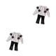 thumbnail image 3 of Sonducket 2 conjuntos de ropa para niña, camisa con estampado floral de manga larga de primavera, ropa , pantalones acampanados de fiesta, Type2 NO2, 3 of 6