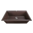 thumbnail image 5 of Nantucket Sinks PR3322-DM-BR Dual-mount Granite Composite Sink in Brown, 5 of 7