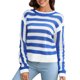 thumbnail image 1 of Gibobby Suéteres de invierno de punto Suéter de mujer de talla grande con cuello Rojoondo y manga larga a de corte hueco (Azul, S), 1 of 3