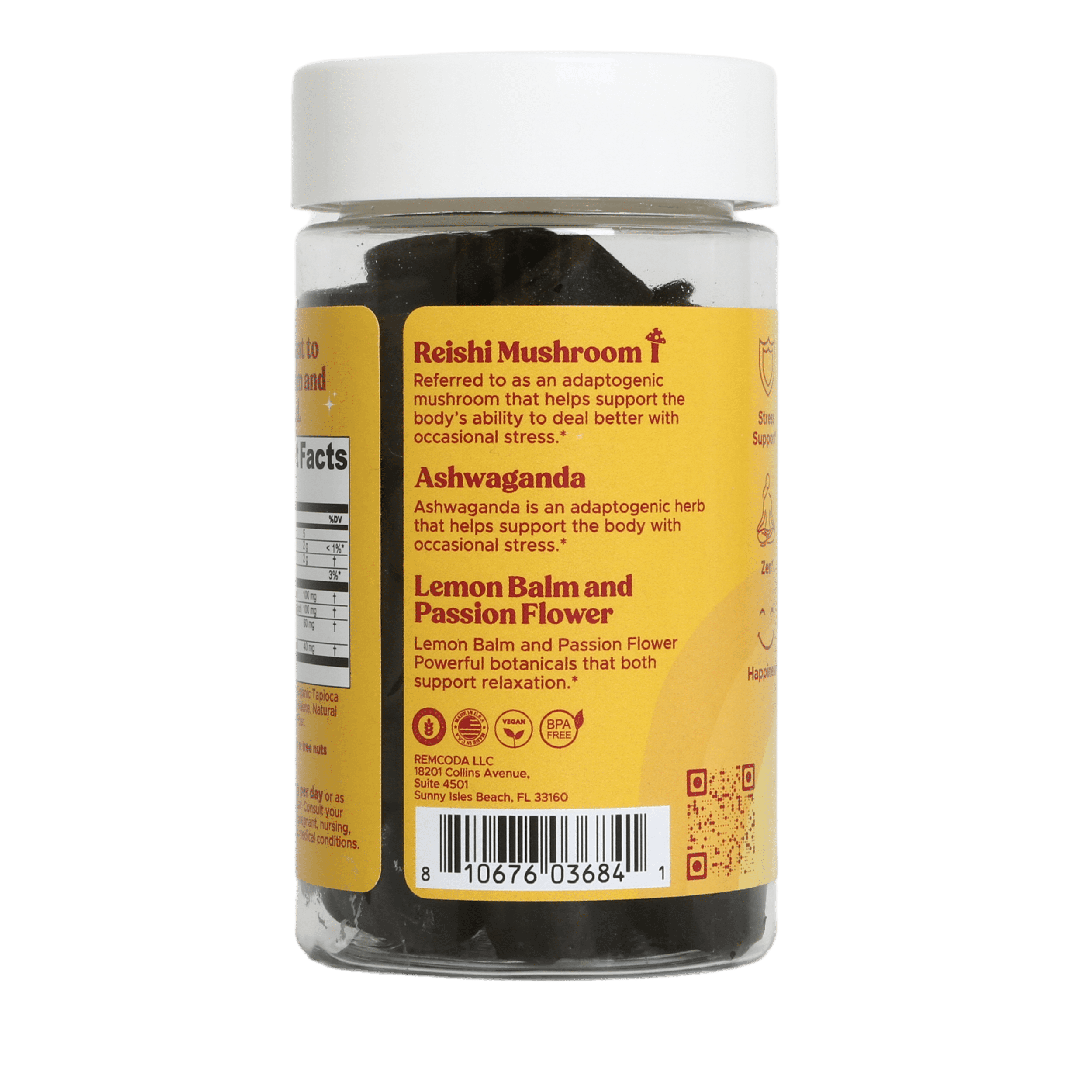 (2 pack) Fungiments Super Chill - Sleep&Relax, Healthy Cortisol, Reishi, Ashwagandha, L-Theanine - 30ct